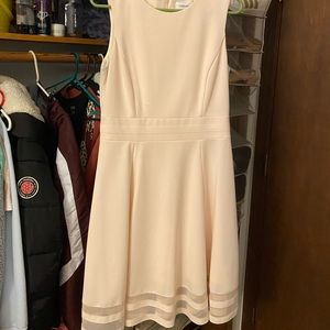 Knee Length Light Pink Calvin Klein Dress